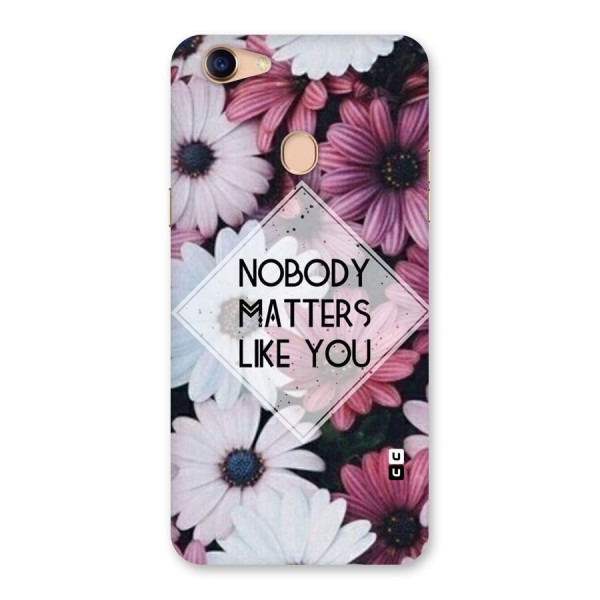 You Matter Back Case for Oppo F5 Youth
